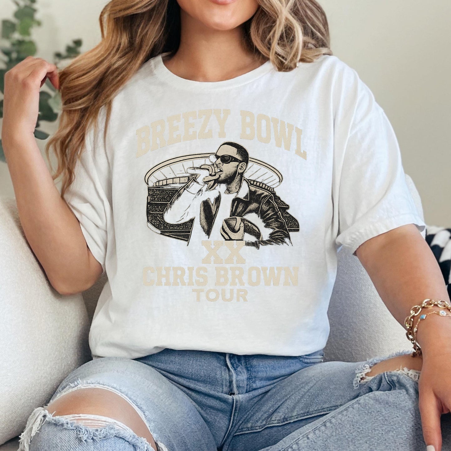 Chris Brown Tour Shirt – Retro Music Tee | Soft-Washed Cotton Unisex T-Shirt