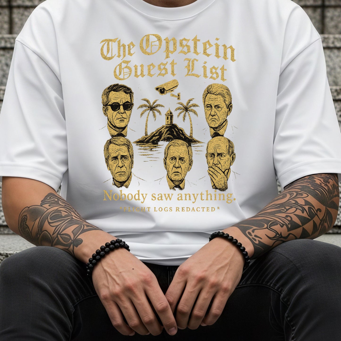 Political Satire Shirt – Trump Epstein Shirt | Dark Humor Graphic Tee, Unisex Vintage T-Shirt