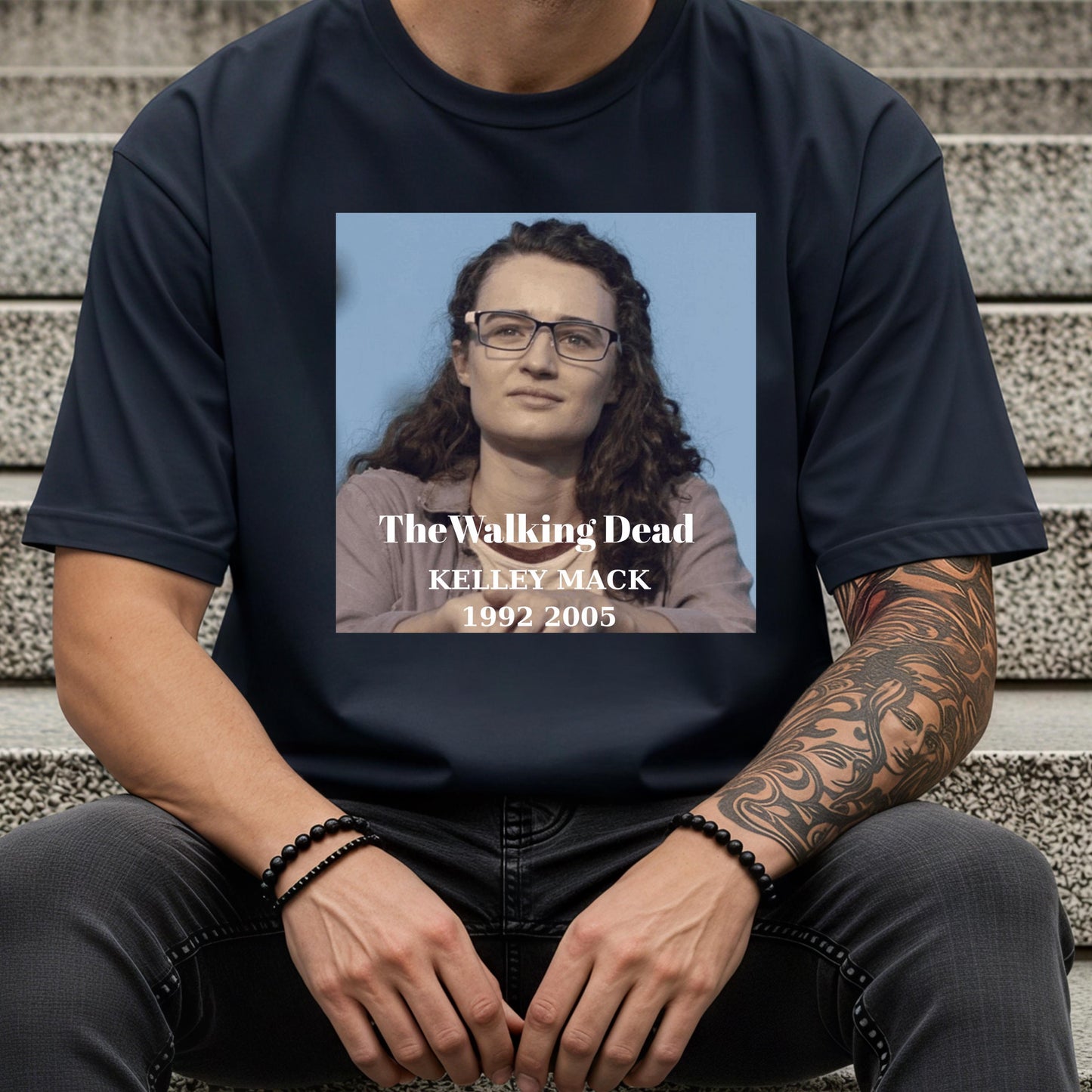 The Walking Dead T-Shirt – Kelley Mack Memorial Tribute Graphic Tee Cotton