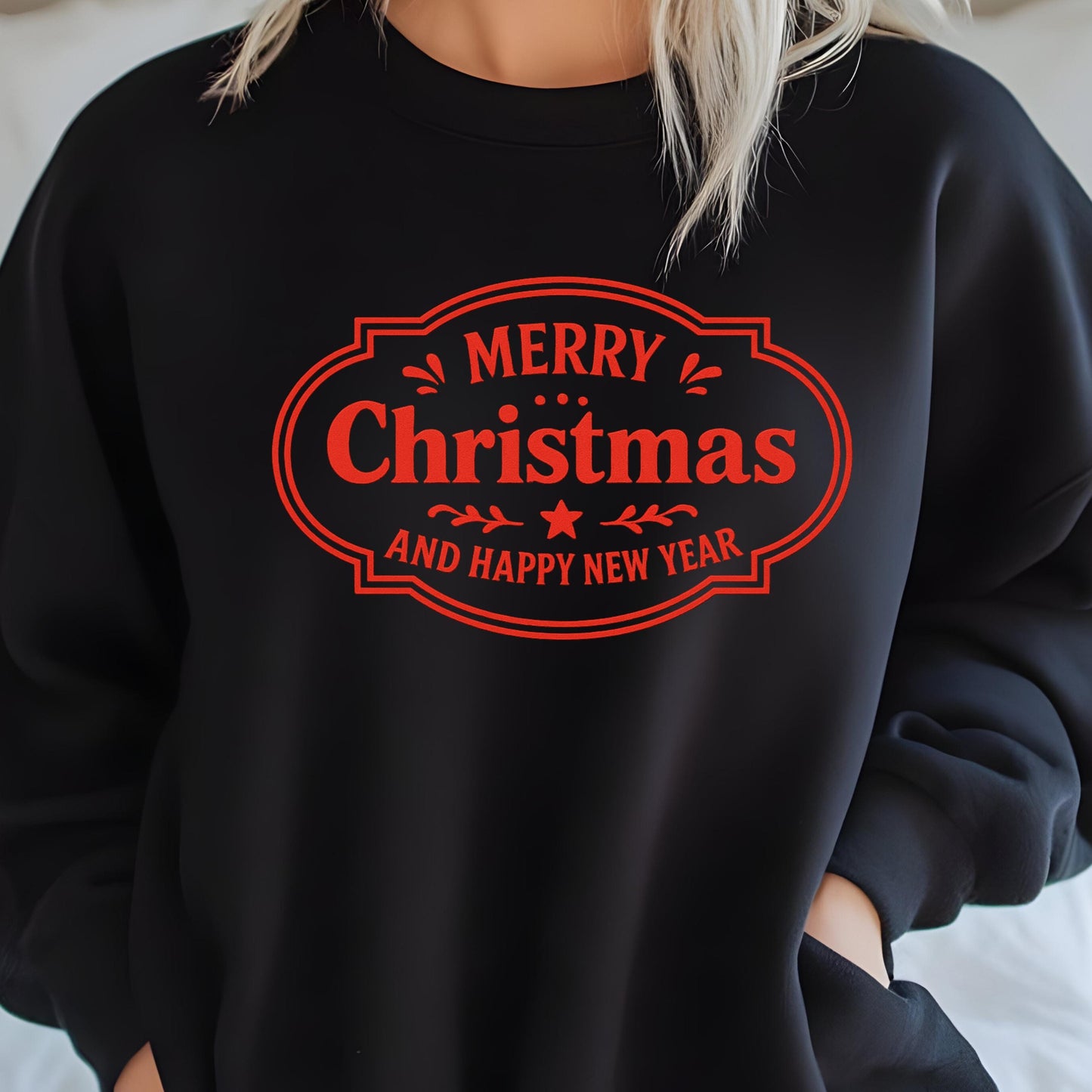 Christmas Sweatshirt Hoodie – Cozy Holiday Graphic Pullover | Warm Cotton Blend Unisex