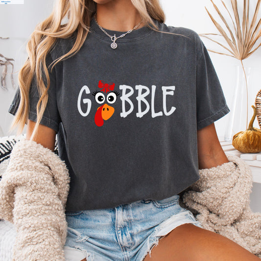 Thanksgiving Shirt - Cozy Graphic Tee With Turkey Face | Family Matching Outfit
