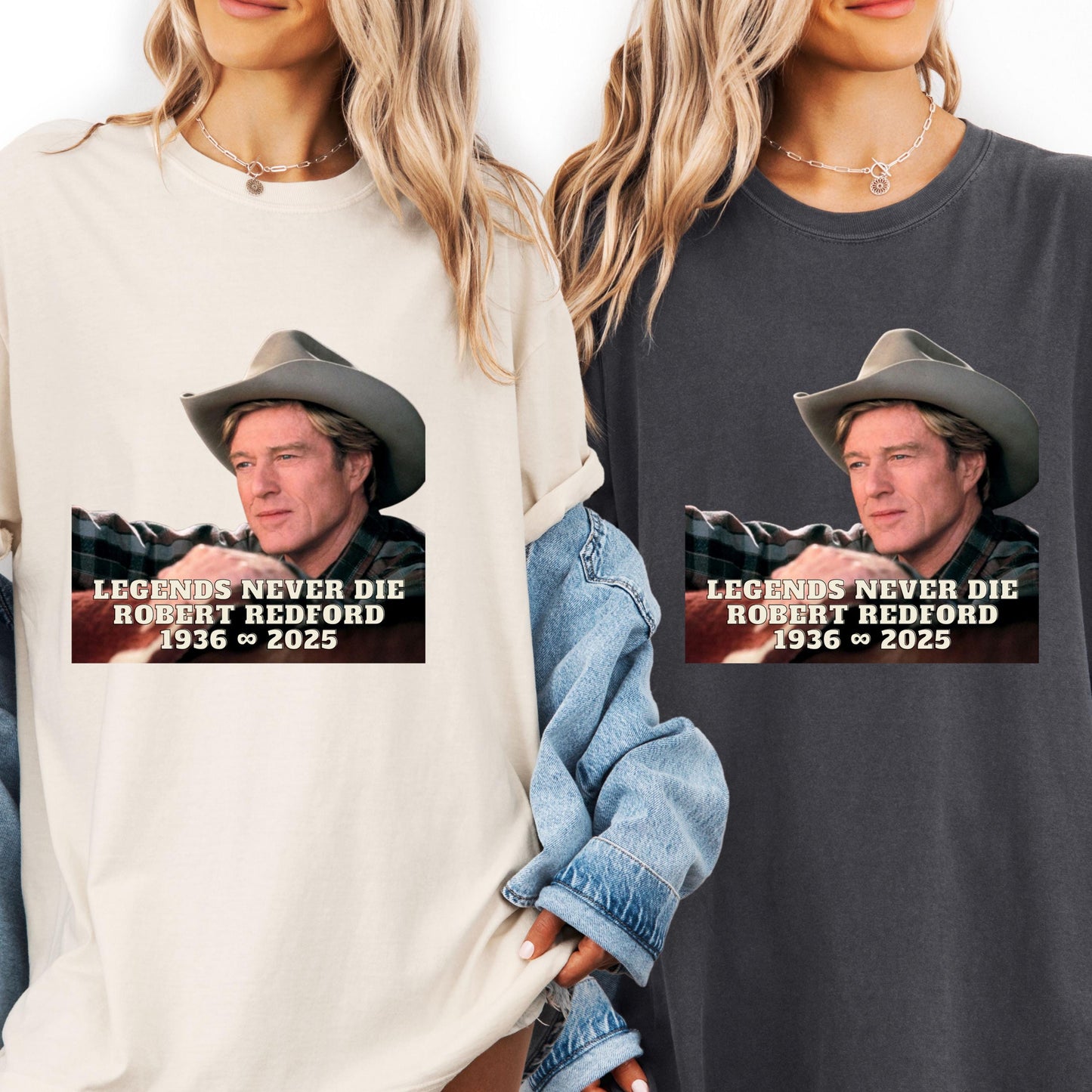 Robert Redford Tribute Tee – Retro Cowboy T-Shirt | Comfort Colors Cotton