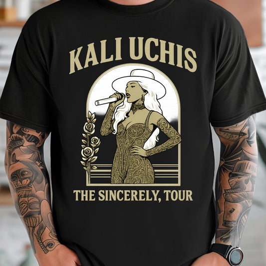 Kali Uchis Tour Shirt – Vintage Floral Graphic Tee | Comfort Colors Cotton