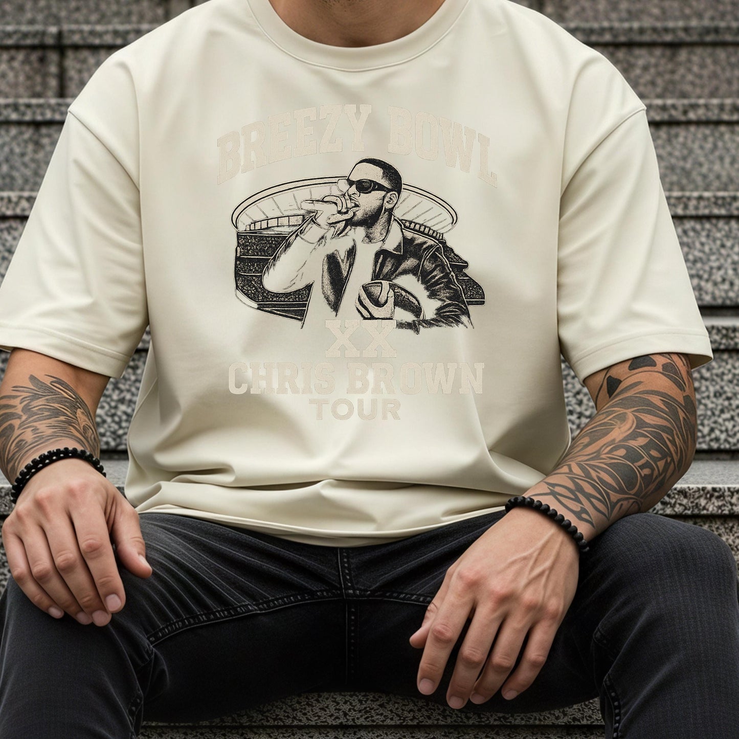Chris Brown Tour Shirt – Retro Music Tee | Soft-Washed Cotton Unisex T-Shirt