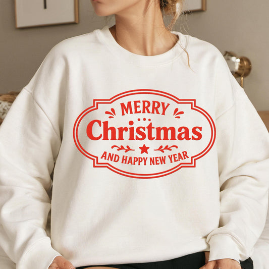 Christmas Sweatshirt Hoodie – Cozy Holiday Graphic Pullover | Warm Cotton Blend Unisex