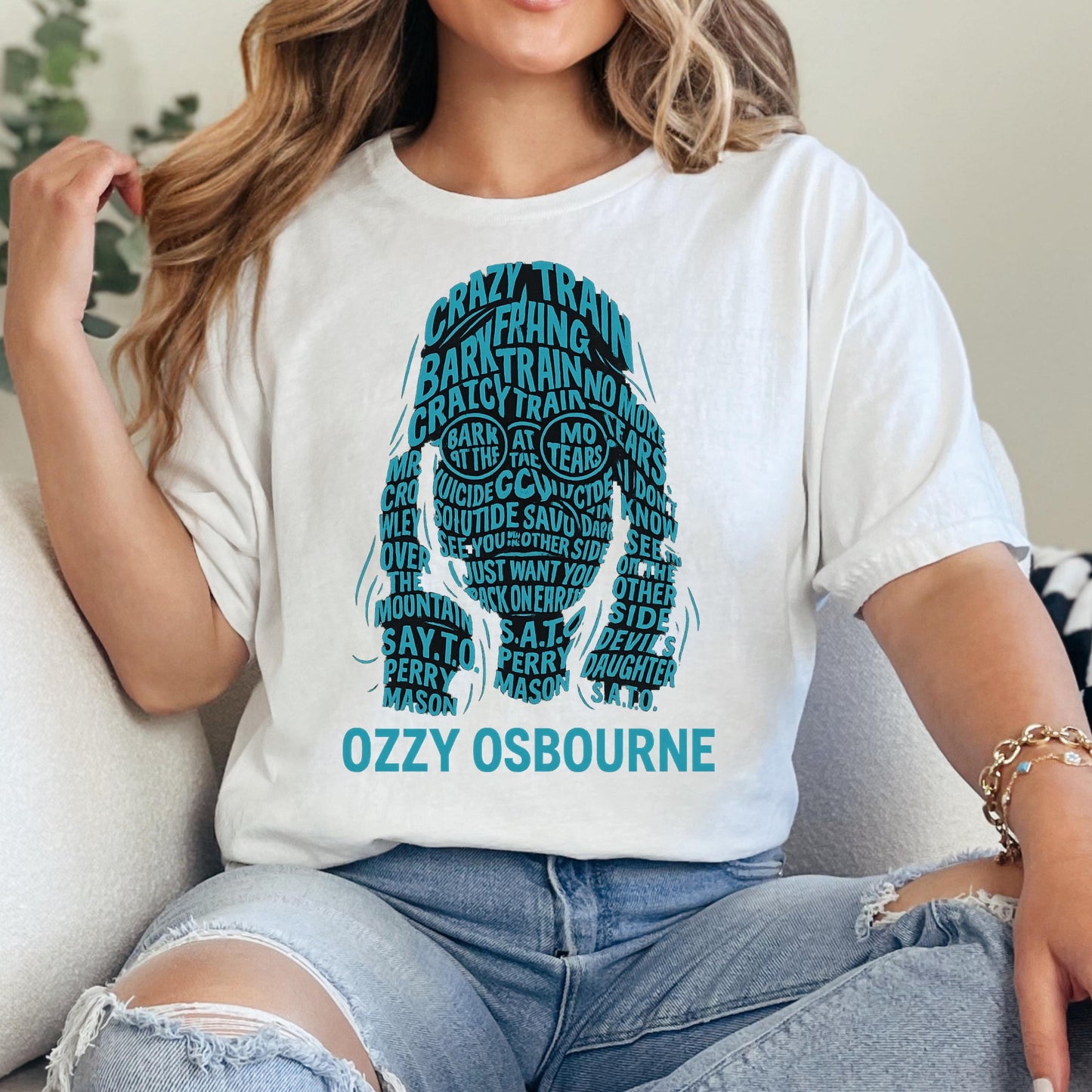 Ozzy Osbourne Vintage Tee - Classic Rock Shirt With Bat Wings Design