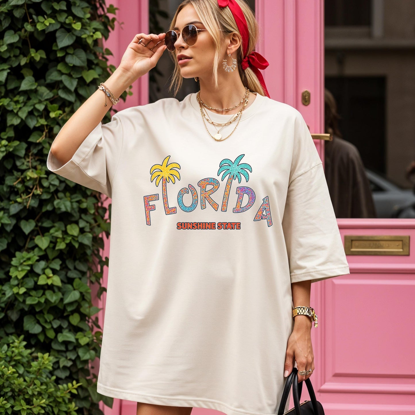 Florida Palm Tree T-Shirt: Retro Sunshine State Graphic Tee