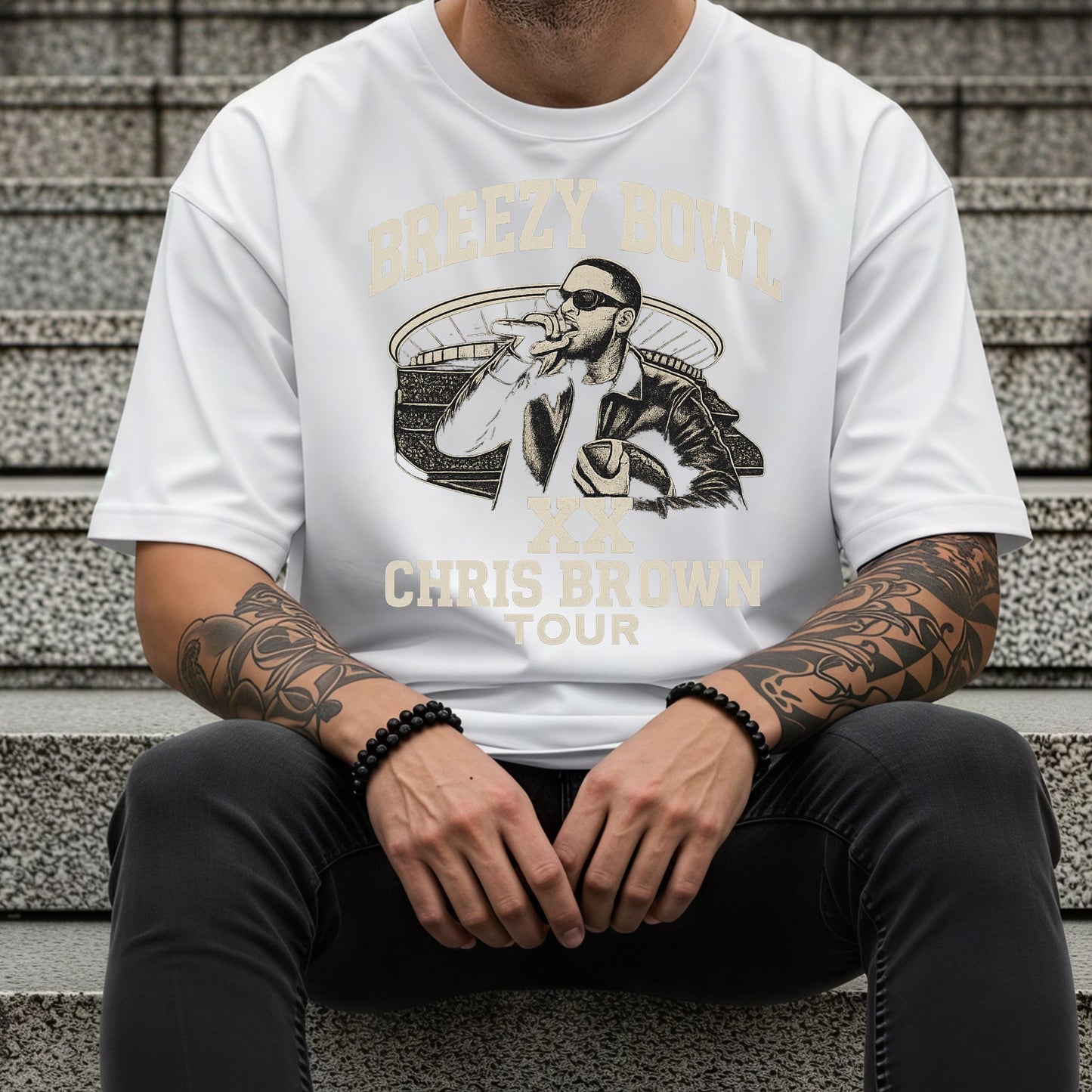 Chris Brown Tour Shirt – Retro Music Tee | Soft-Washed Cotton Unisex T-Shirt