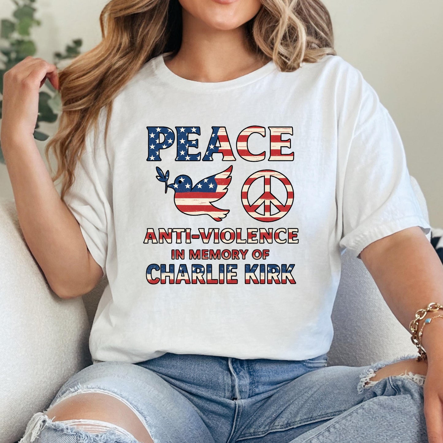 Charlie Kirk Memorial Shirt – Bold Patriotic Tribute Shirt With American Flag Tee