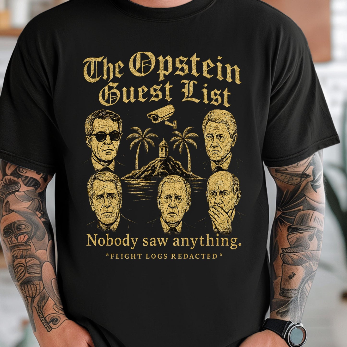 Political Satire Shirt – Trump Epstein Shirt | Dark Humor Graphic Tee, Unisex Vintage T-Shirt