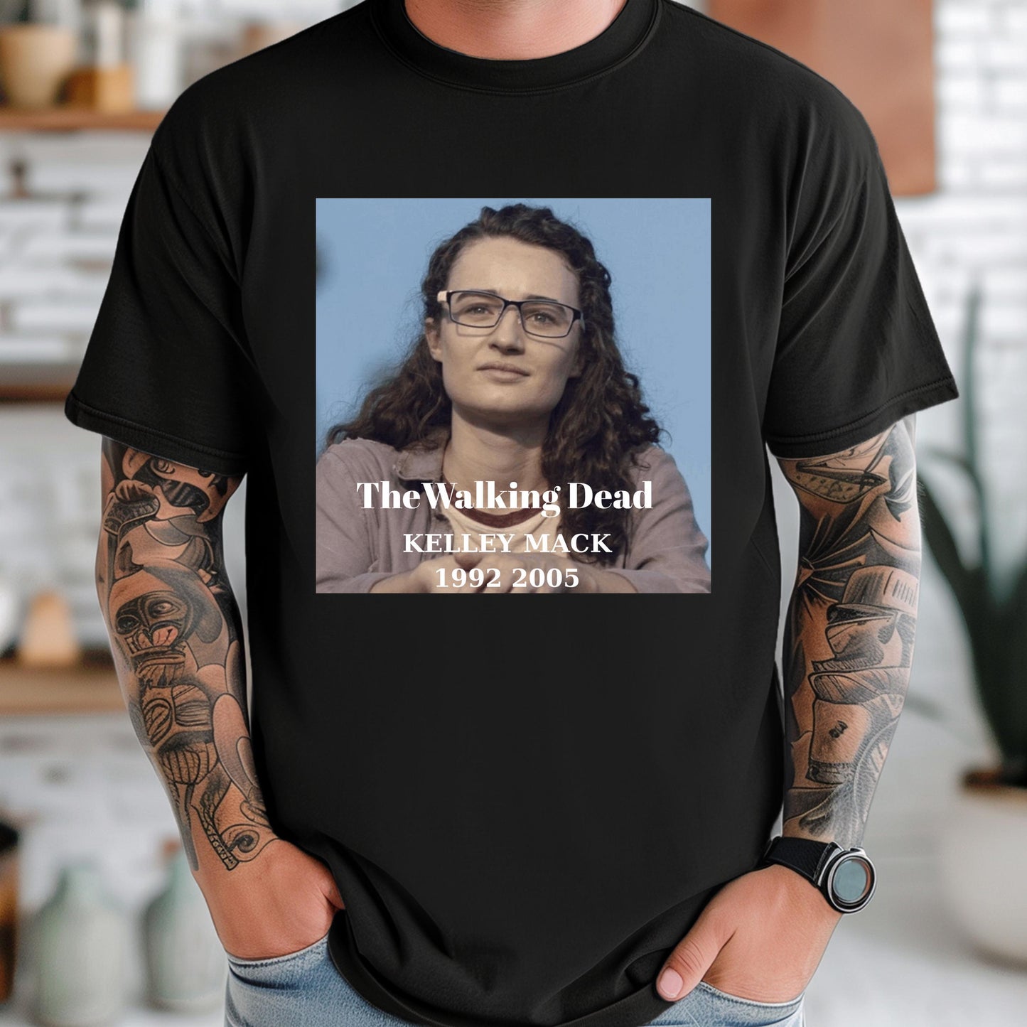 The Walking Dead T-Shirt – Kelley Mack Memorial Tribute Graphic Tee Cotton