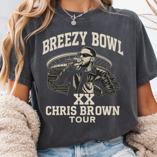 Chris Brown Tour Shirt – Retro Music Tee | Soft-Washed Cotton Unisex T-Shirt