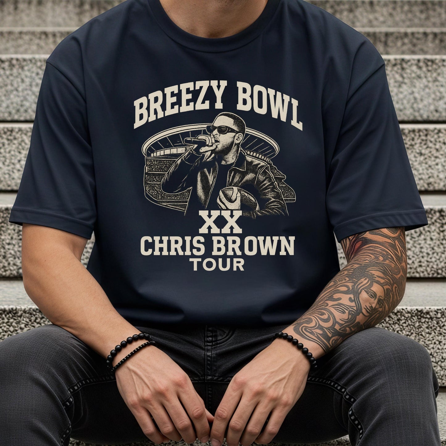 Chris Brown Tour Shirt – Retro Music Tee | Soft-Washed Cotton Unisex T-Shirt