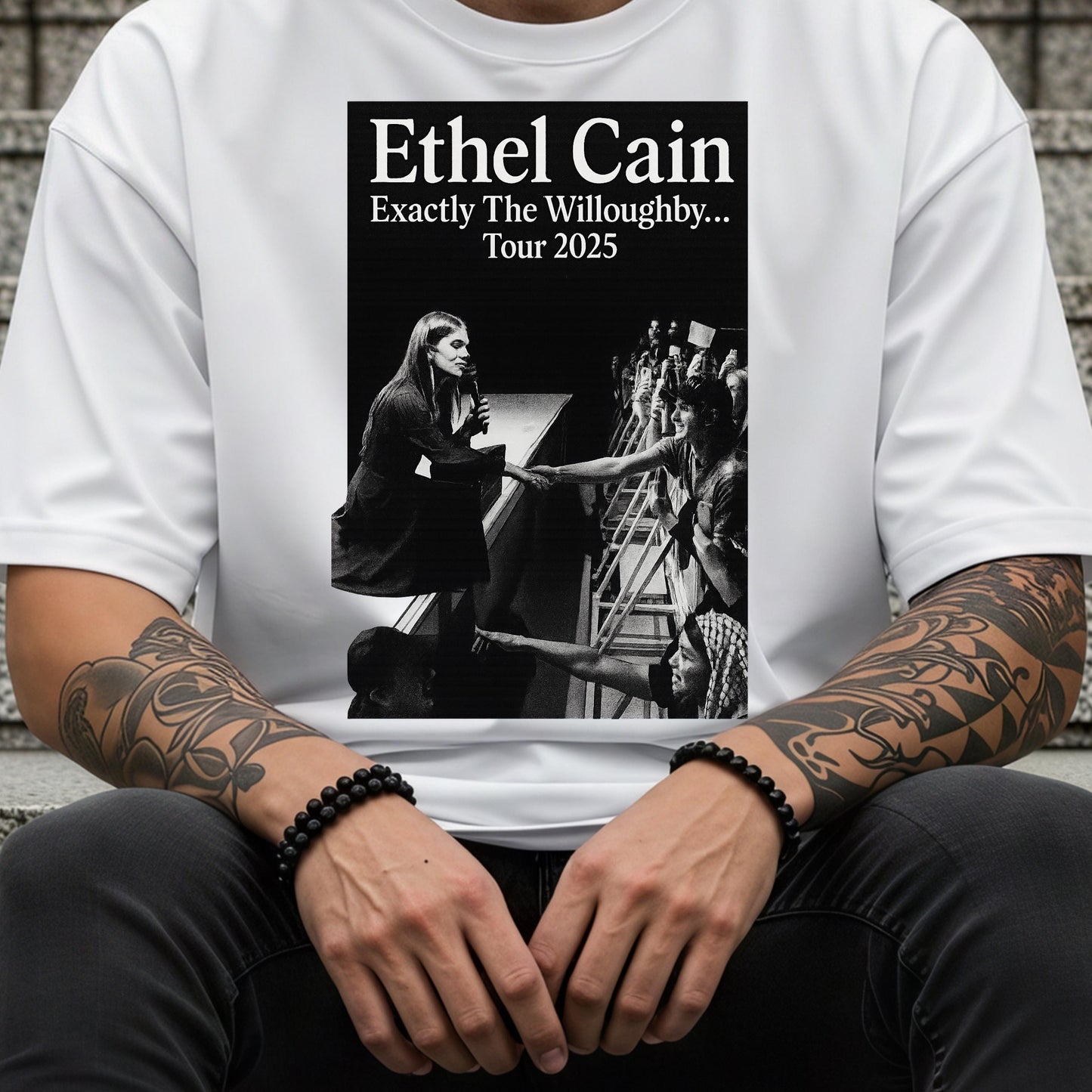 Ethel Cain Tour Shirt – Gothic Concert Tee | Black Cotton Unisex Band T-Shirt