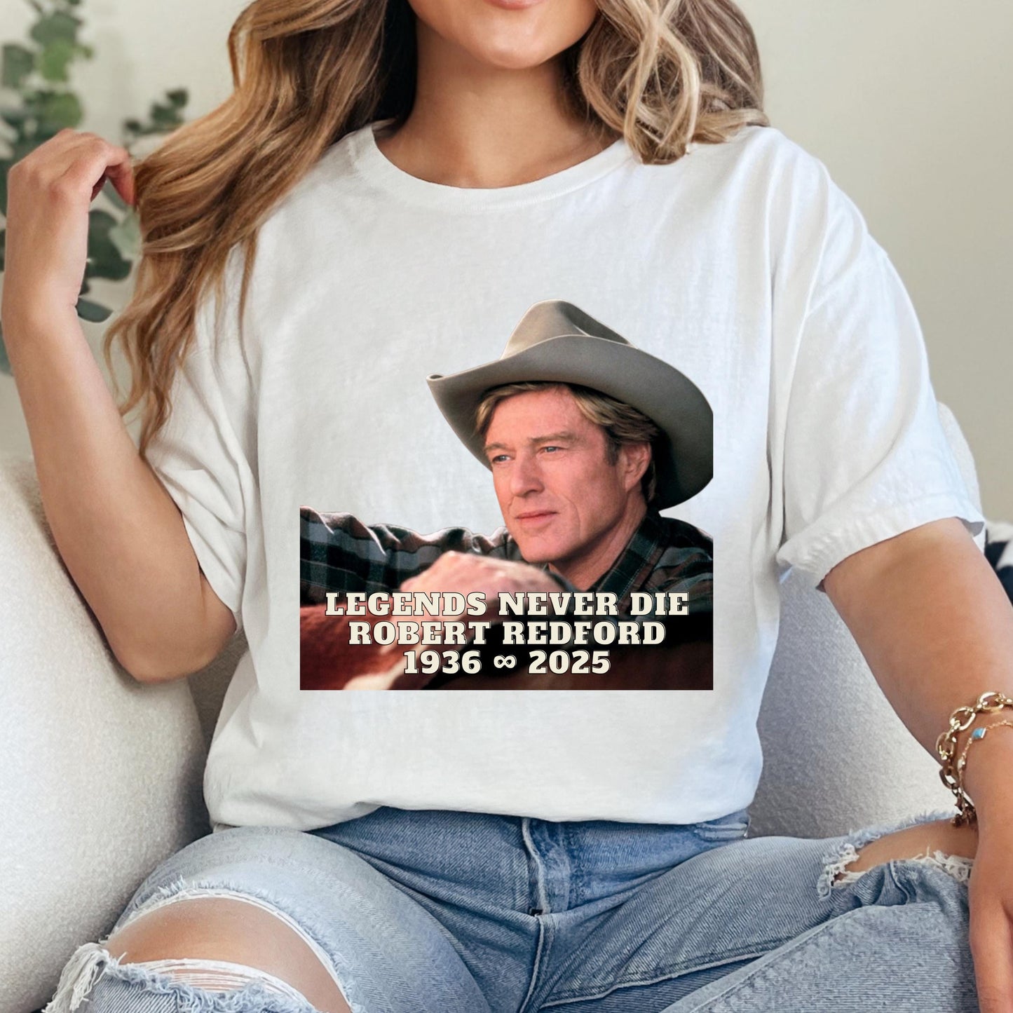 Robert Redford Tribute Tee – Retro Cowboy T-Shirt | Comfort Colors Cotton