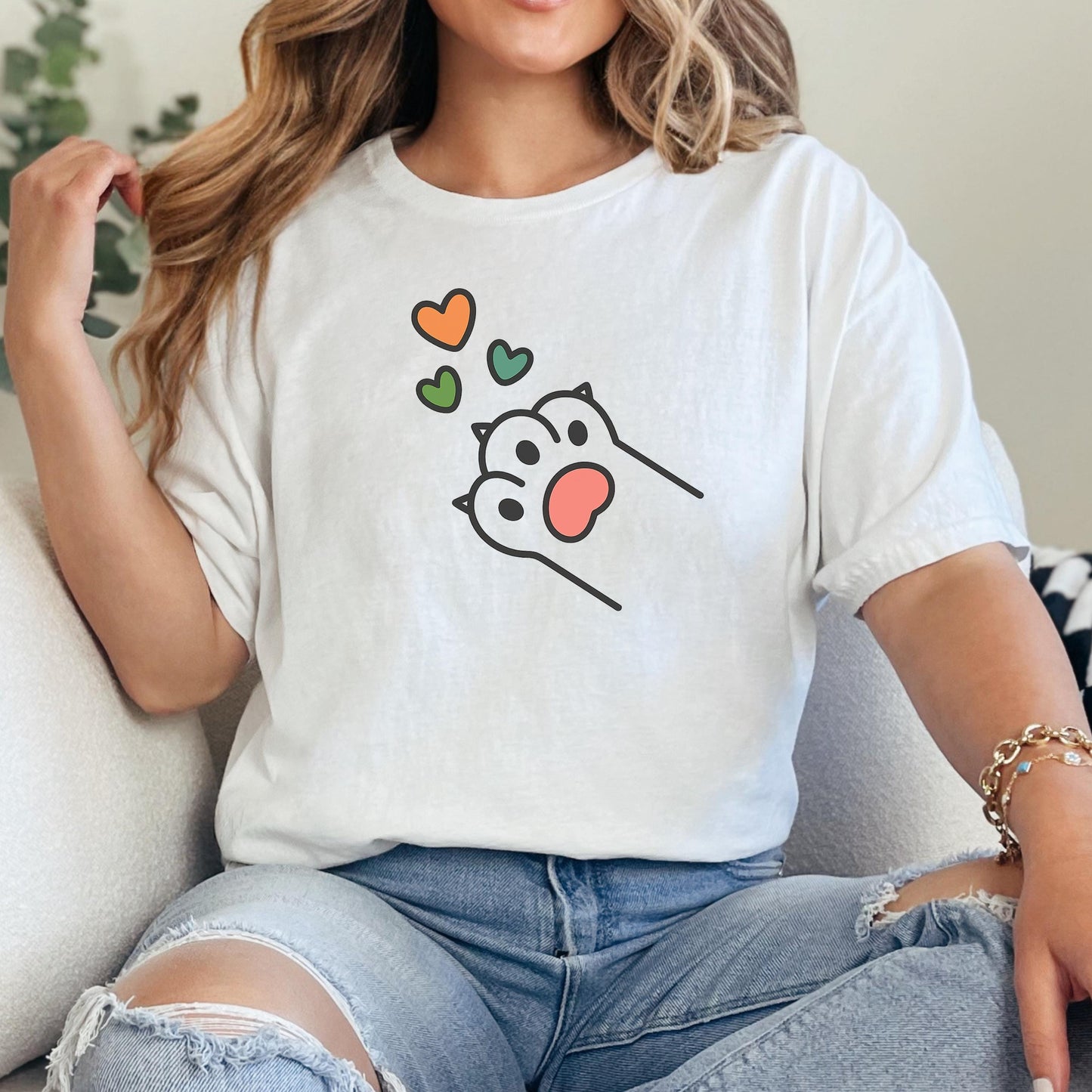 Cat Mom T-Shirt | Pet Owner Shirt – Soft Cotton Tee | Funny Cat Lover Gift