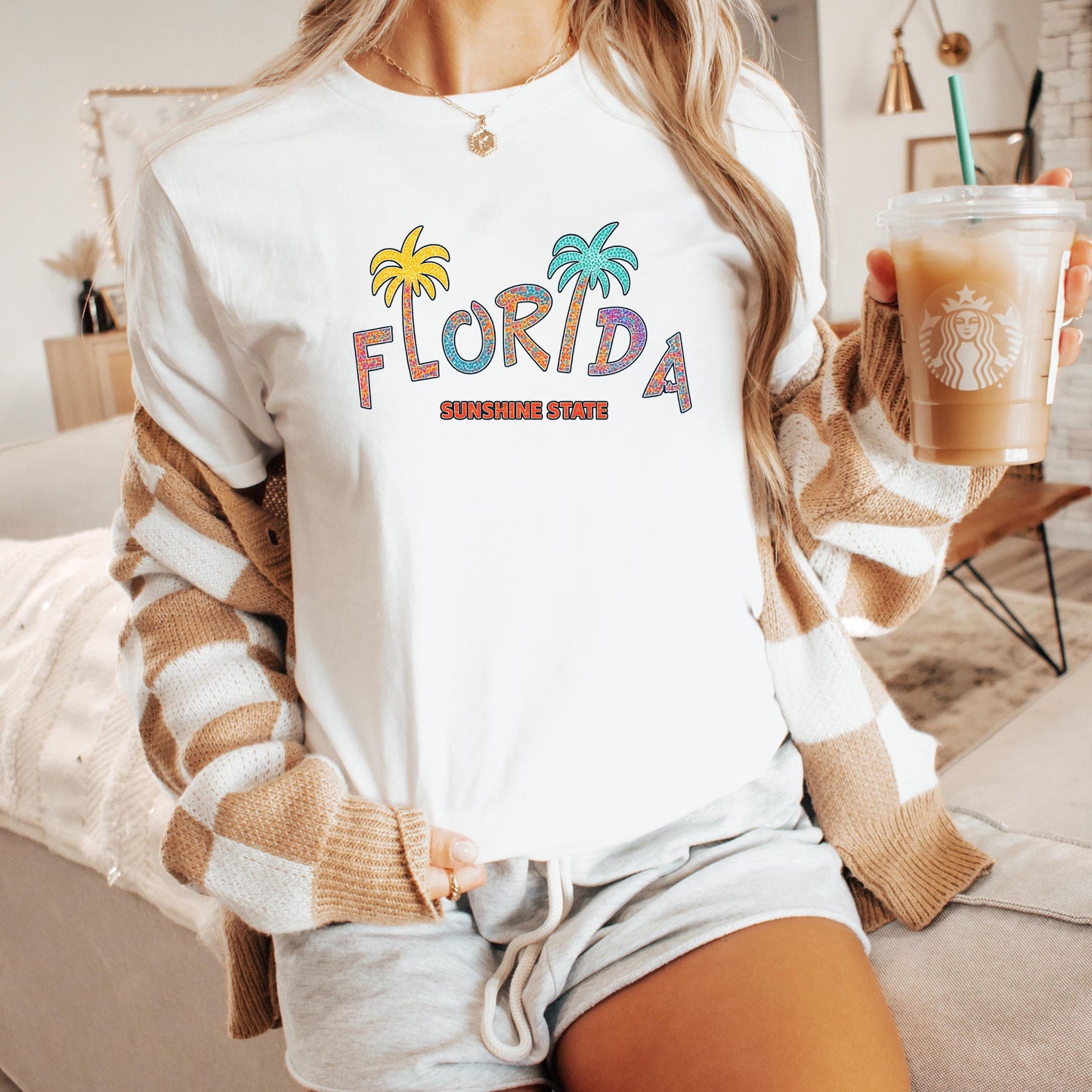 Florida Palm Tree T-Shirt: Retro Sunshine State Graphic Tee
