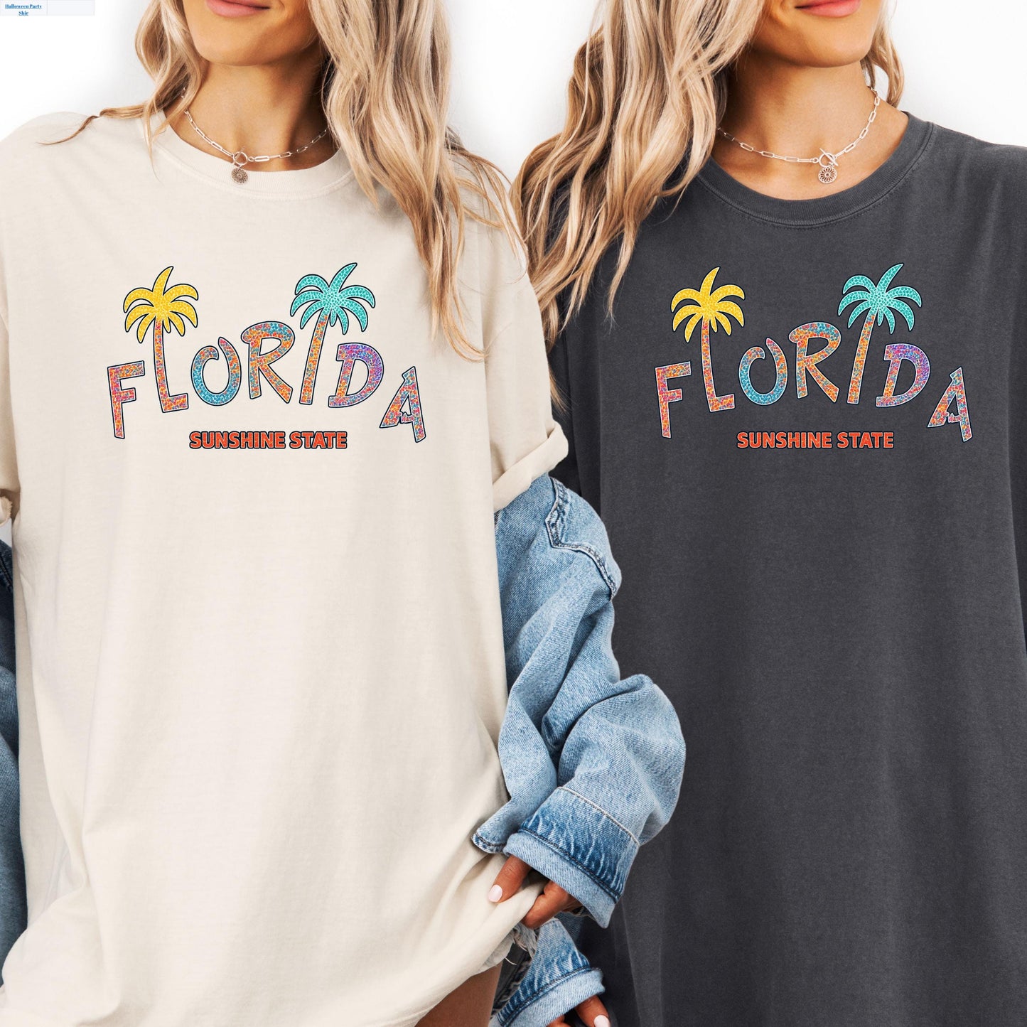 Florida Palm Tree T-Shirt: Retro Sunshine State Graphic Tee