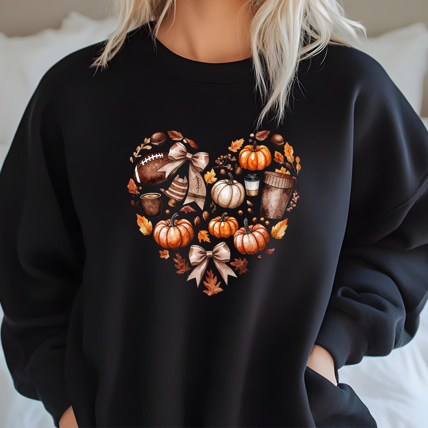 Pumpkin Spice Sweatshirt - Cozy Fall Crewneck | Soft Cotton Blend Pullover