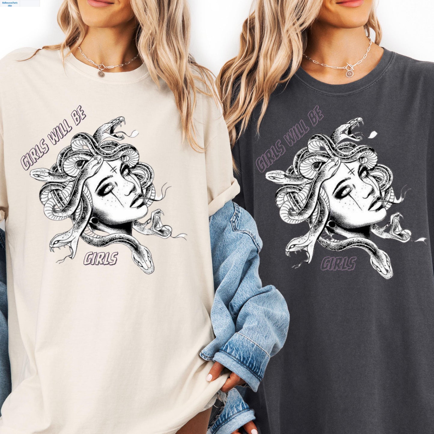 Medusa Graphic Tee – Feminist Mythology Shirt | Comfort Colors Cotton Unisex