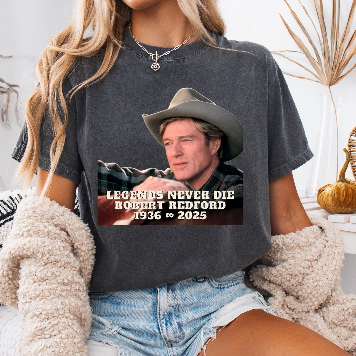 Robert Redford Tribute Tee – Retro Cowboy T-Shirt | Comfort Colors Cotton